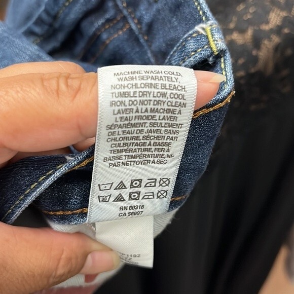 Lucky Brand Riley denim Shorts Raw Hem 10/30 - Picture 12 of 12